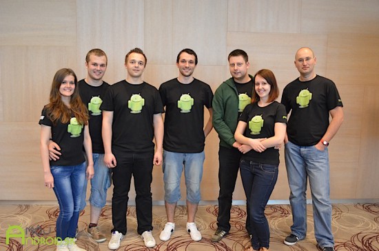 MojAndroid tím na Android Roadshow 2013 v Košiciach