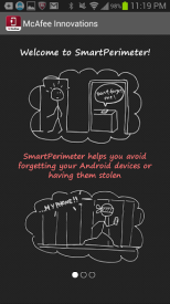 Smart perimeter Android aplikacie