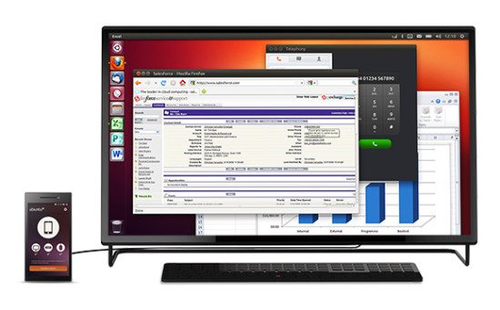 Ubuntu edge desktop
