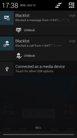 CyanogenMod 10.2 blokovanie hovorov