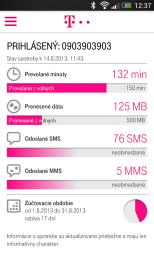 Telekom Android aplikacia