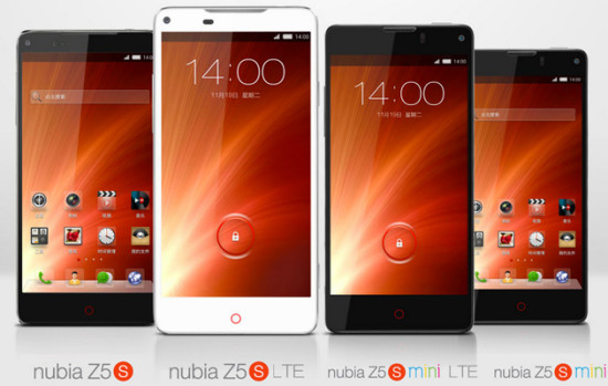 nubia-z5s-lte-mini Android smartfon