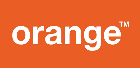 Orange logo ploché