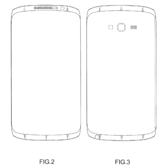 Samsung patent zahnutý displej