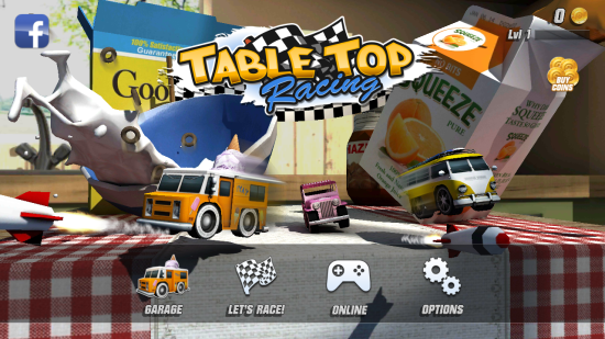 Table Top Racing Android hry 3