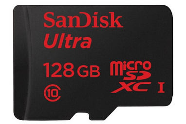 SanDisk 128 GB karta