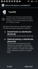 TimePIN android aplikacie