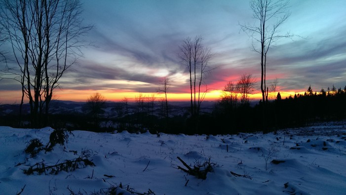 Západ slnka nad Malou Fatrou |HTC One |  Valient Tomáš