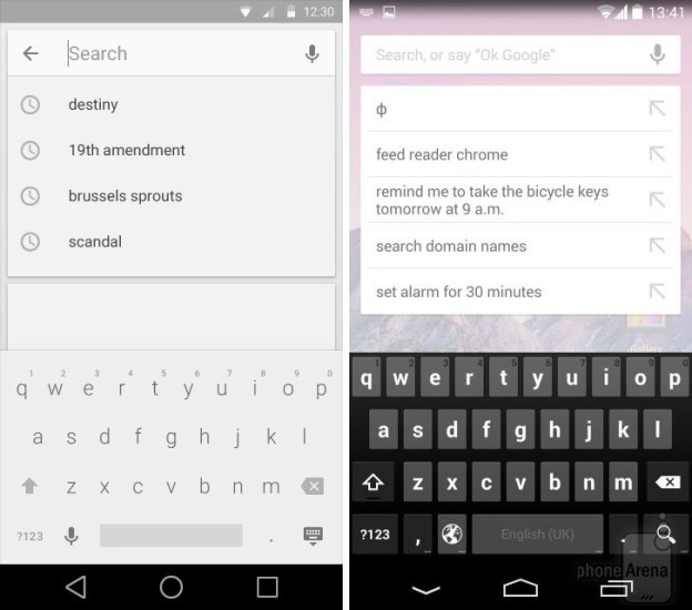 Android L vs. KitKat - Google Search