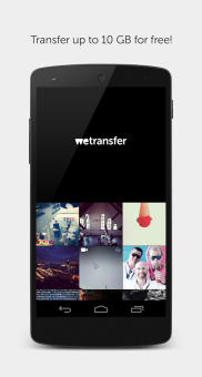 wetransfer Android app