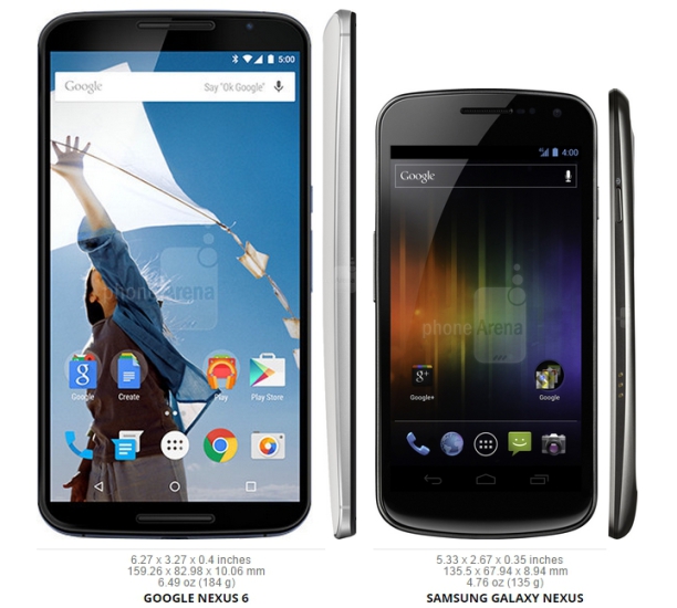 Nexus 6 nexus s
