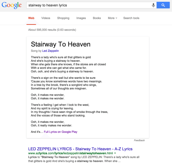 google-lyrics