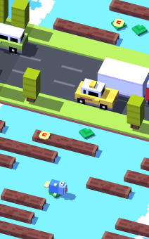 Crossy Road, Frogger, Android hry