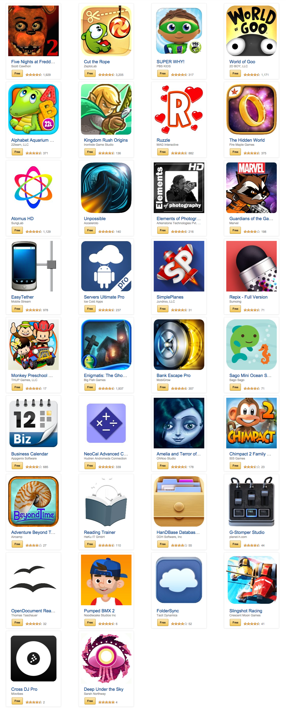 Amazon.com  Free App of the Day Bundle  Apps   Games