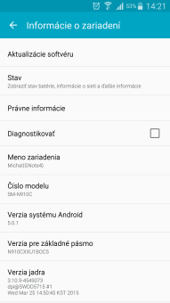 Samsung Galaxy Note 4 dostáva Android 5.0 Lollipop na Slovensku!