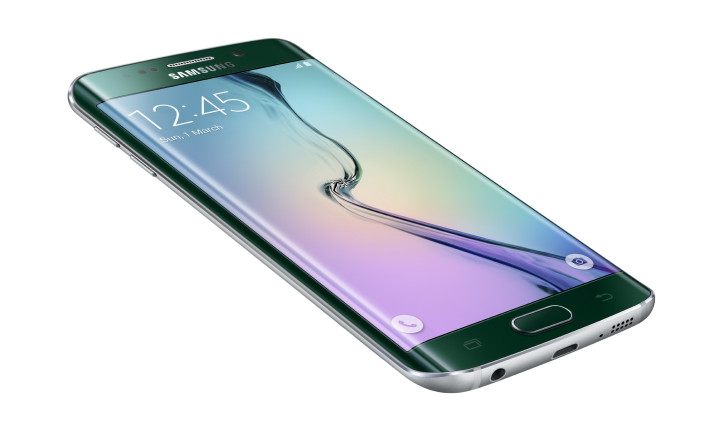 Galaxy S6 Edge_Left Front_Dynamic_Green Emerald