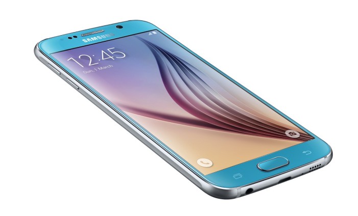 Samsung Galaxy Galaxy S6_Left Front_Dynamic_Blue Topaz