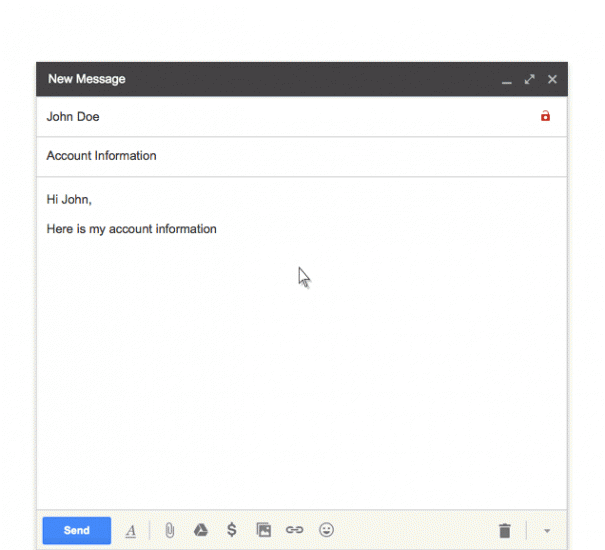 Google zasifrovany mail