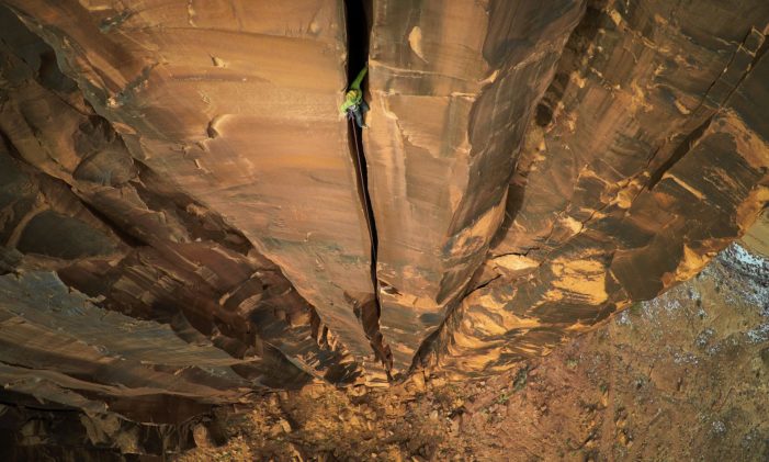 1. miesto: Lezenie po Moab rock, Utah, USA