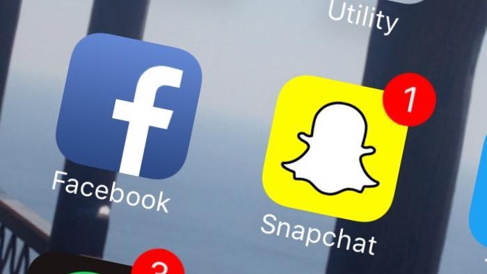 Facebook and Snapchat