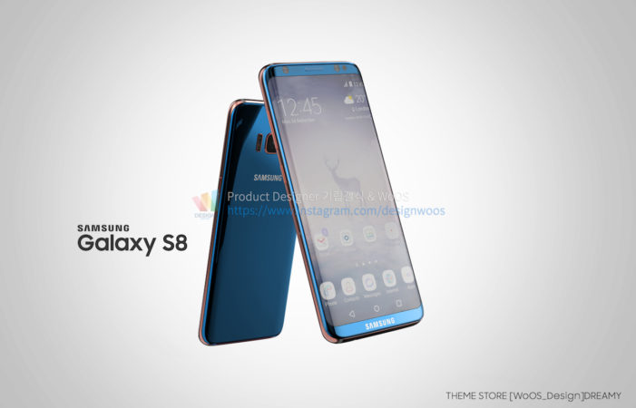 Samsung Galaxy S8 render - 3
