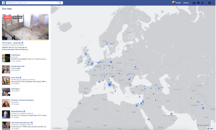 facebook live map