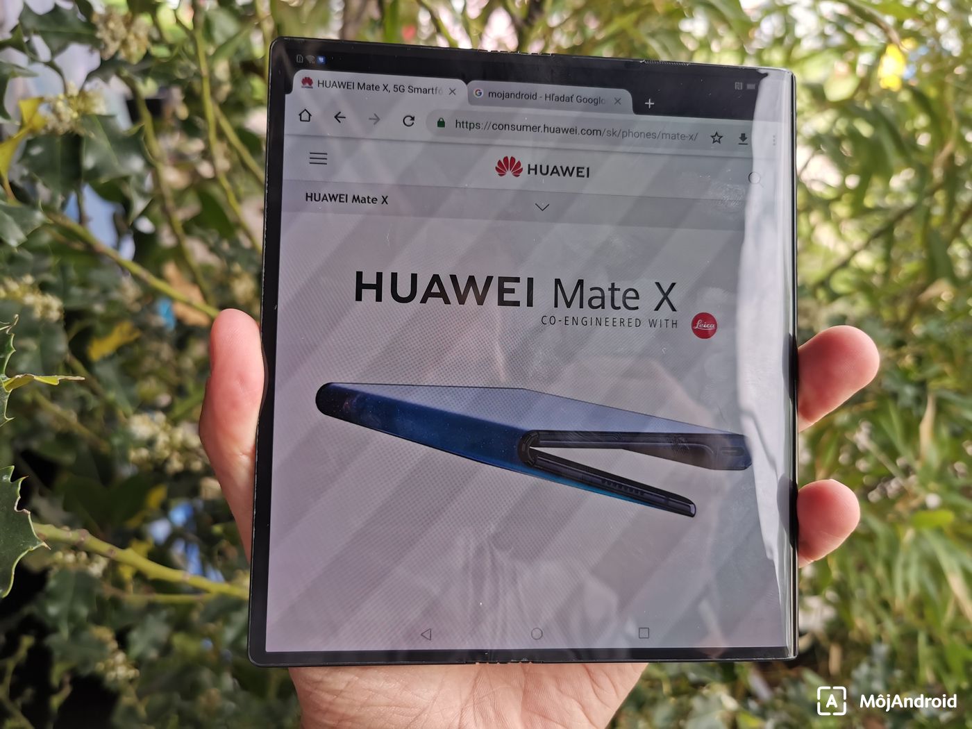 Huawei Mate X displej