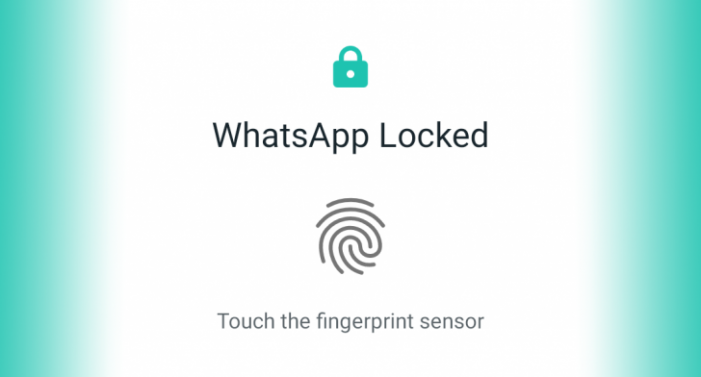 WhatsApp odomknutie prstom