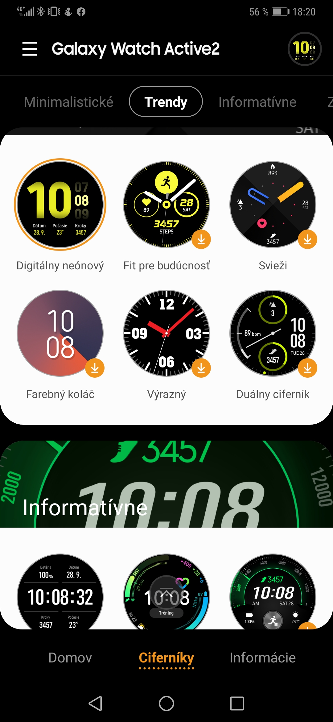 Samsung Galaxy Watch Active 2 screenshot