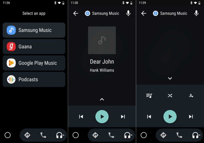 Samsung Music Android Auto