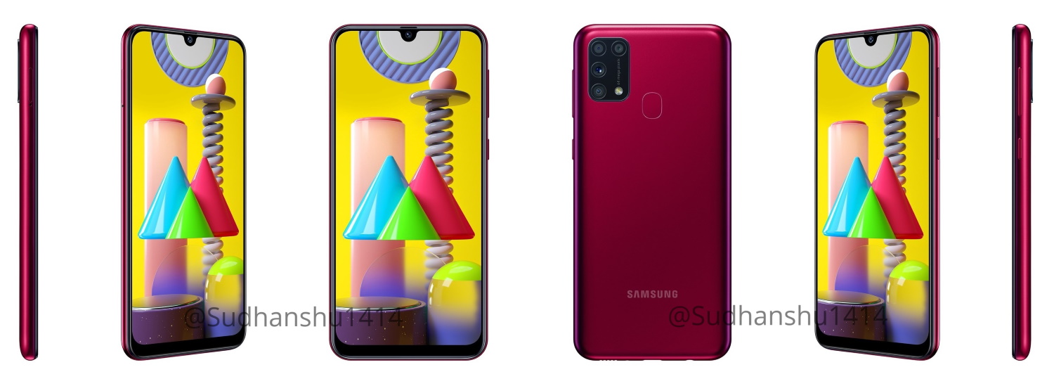 Samsung Galaxy M31 červená