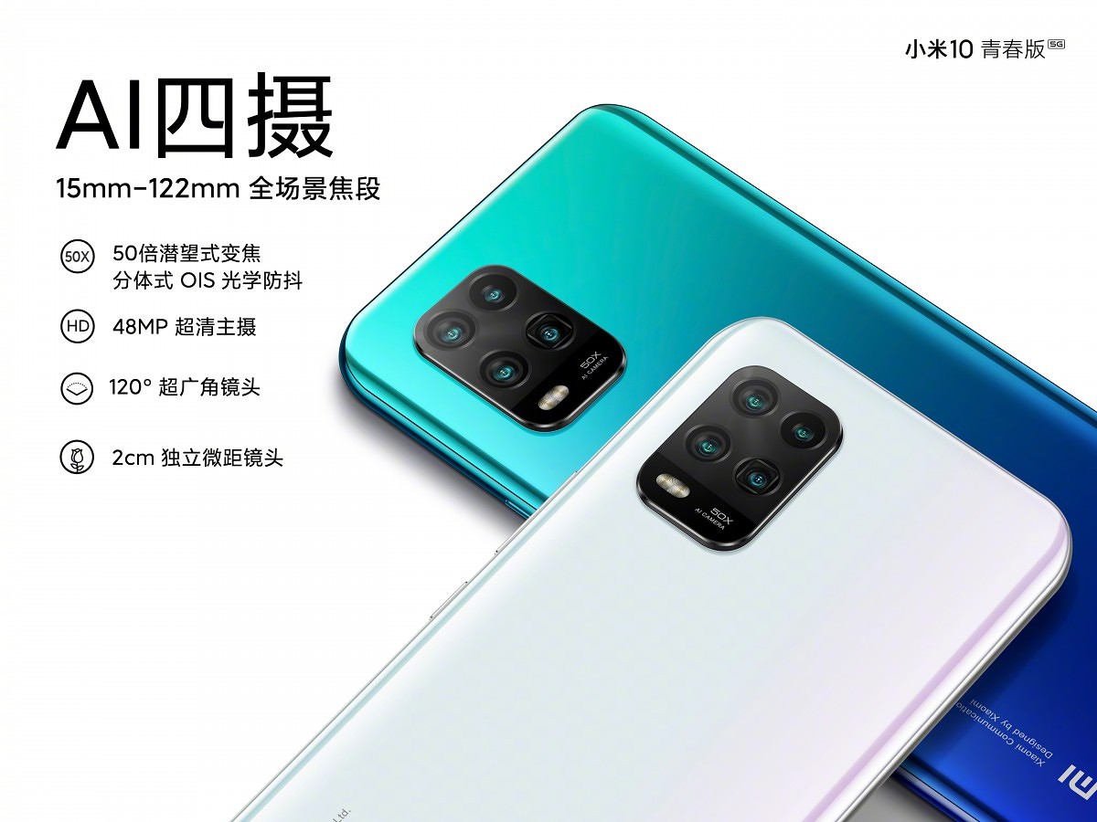 Xiaomi Mi 10 Youth Edition 5G fotoapparát