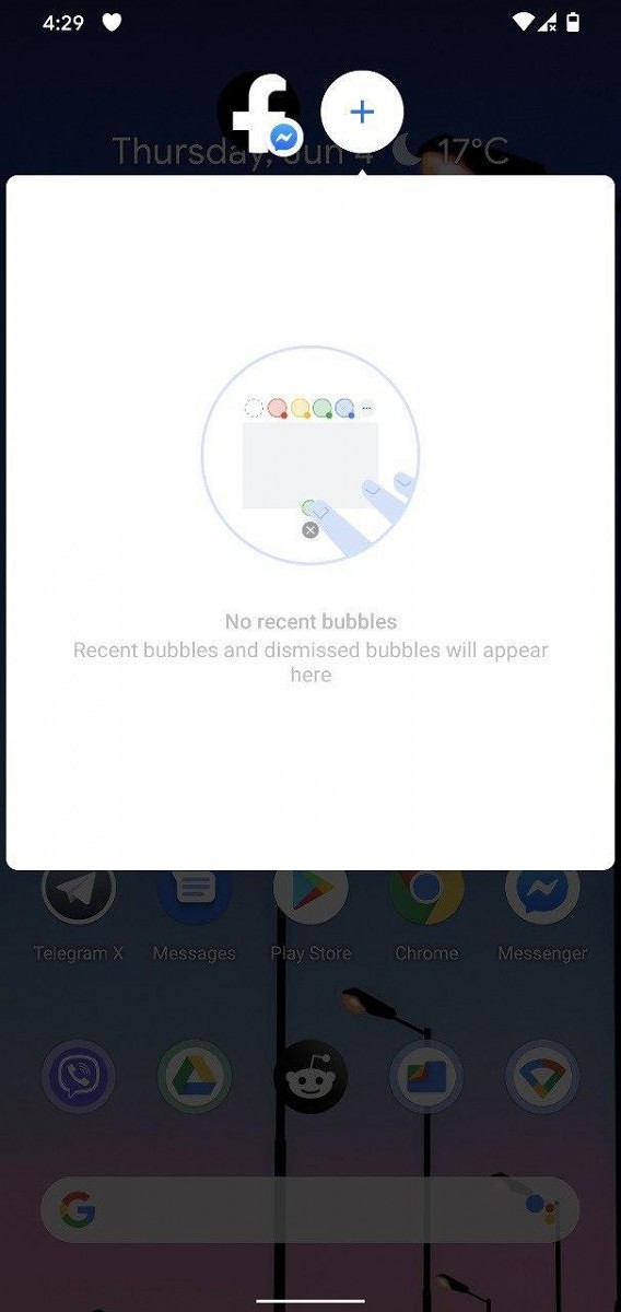 Facebook Messenger Bubbles API 4