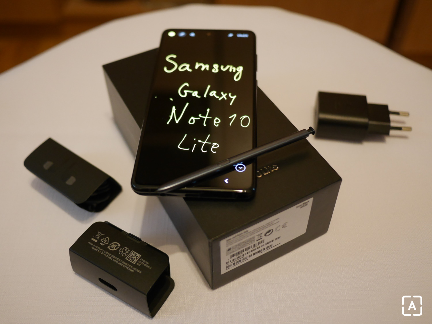 Samsung Galaxy Note 10 Lite obsah balenia