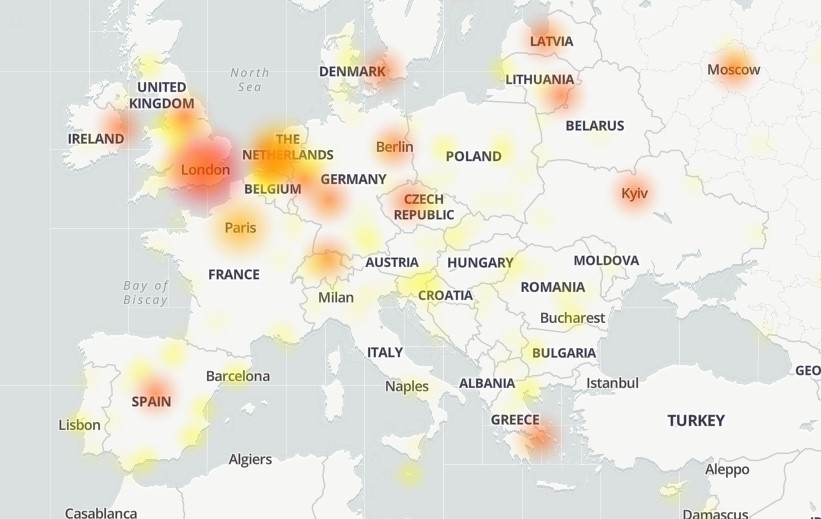 gmail vypadok situacia europa