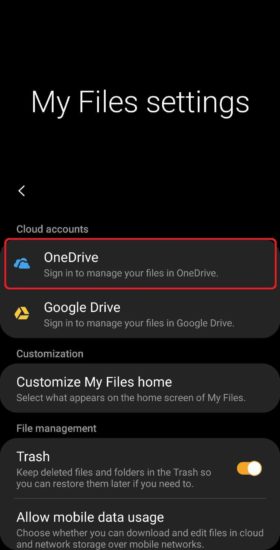 Náhradou za Samsung Cloud bude OneDrive