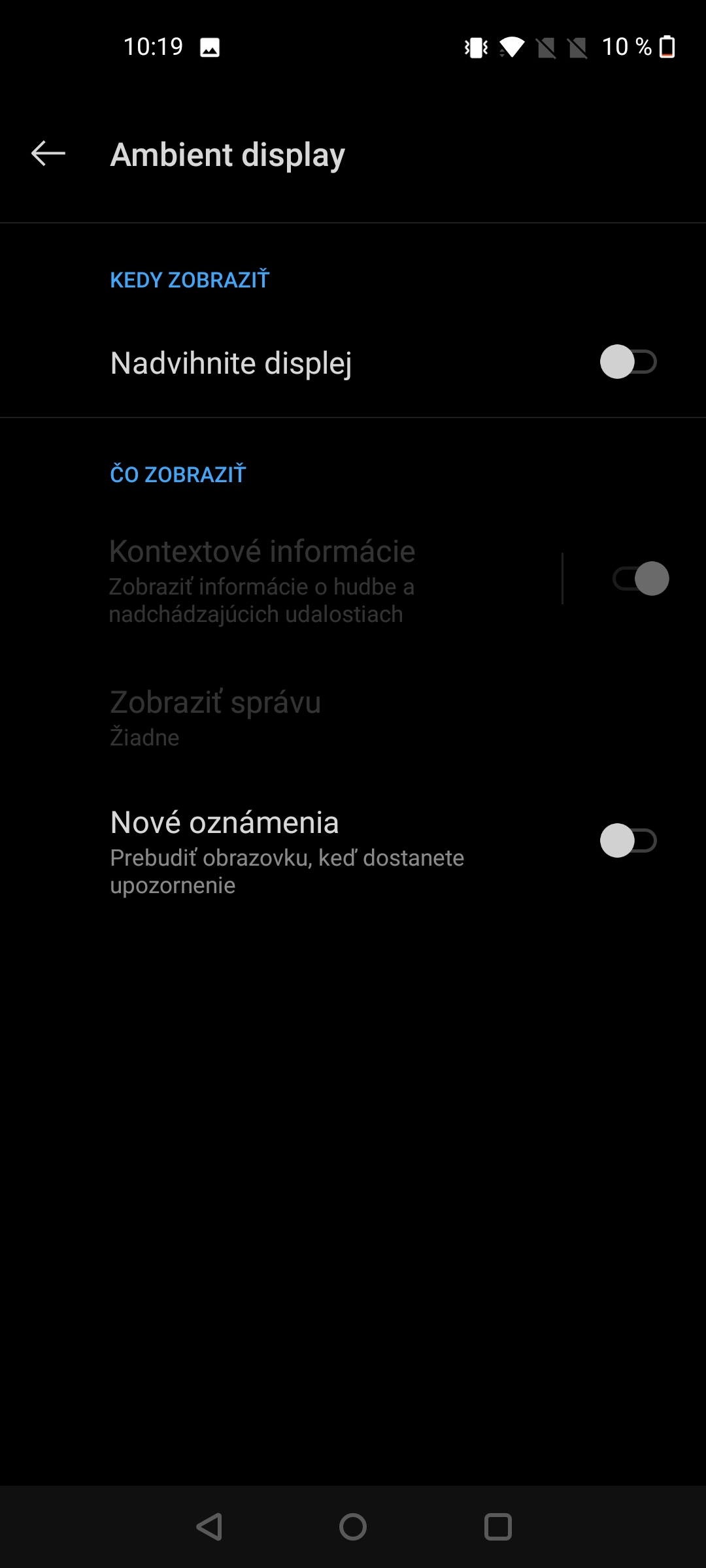 Nord N10 screenshot displej (3)