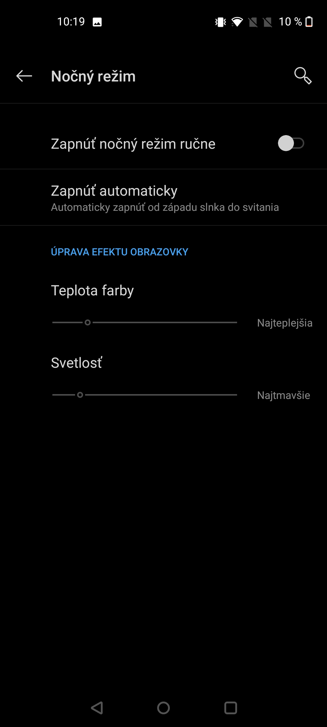 Nord N10 screenshot displej (4)
