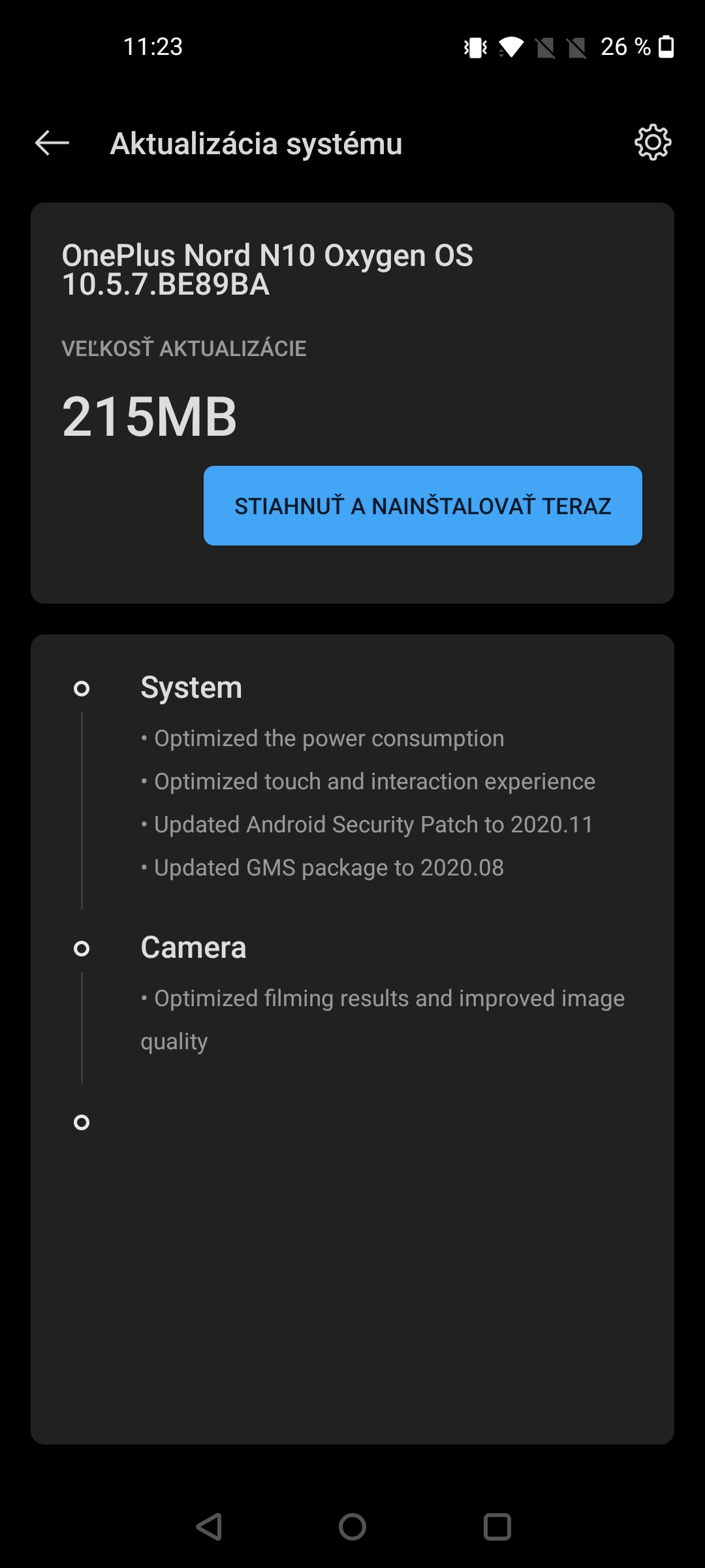 OnePlus Nord N10 screenshot system (2)