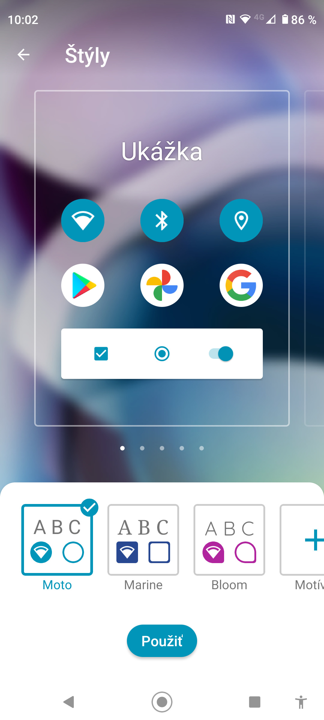 Motorola moto g 5G screenshot