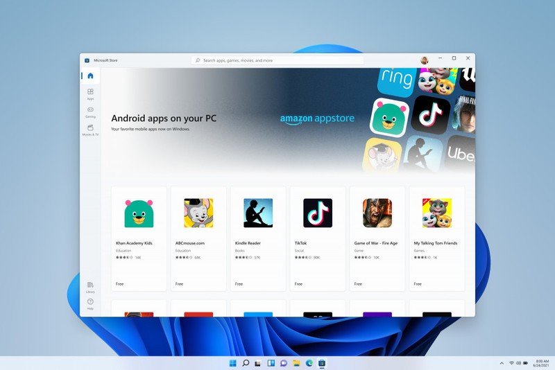 Android aplikácie vo Windows 11