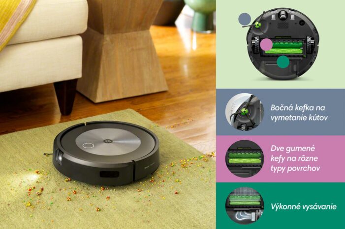 Trojitý systém Roomba