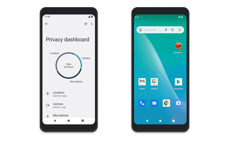 Android 12 Go súkromie