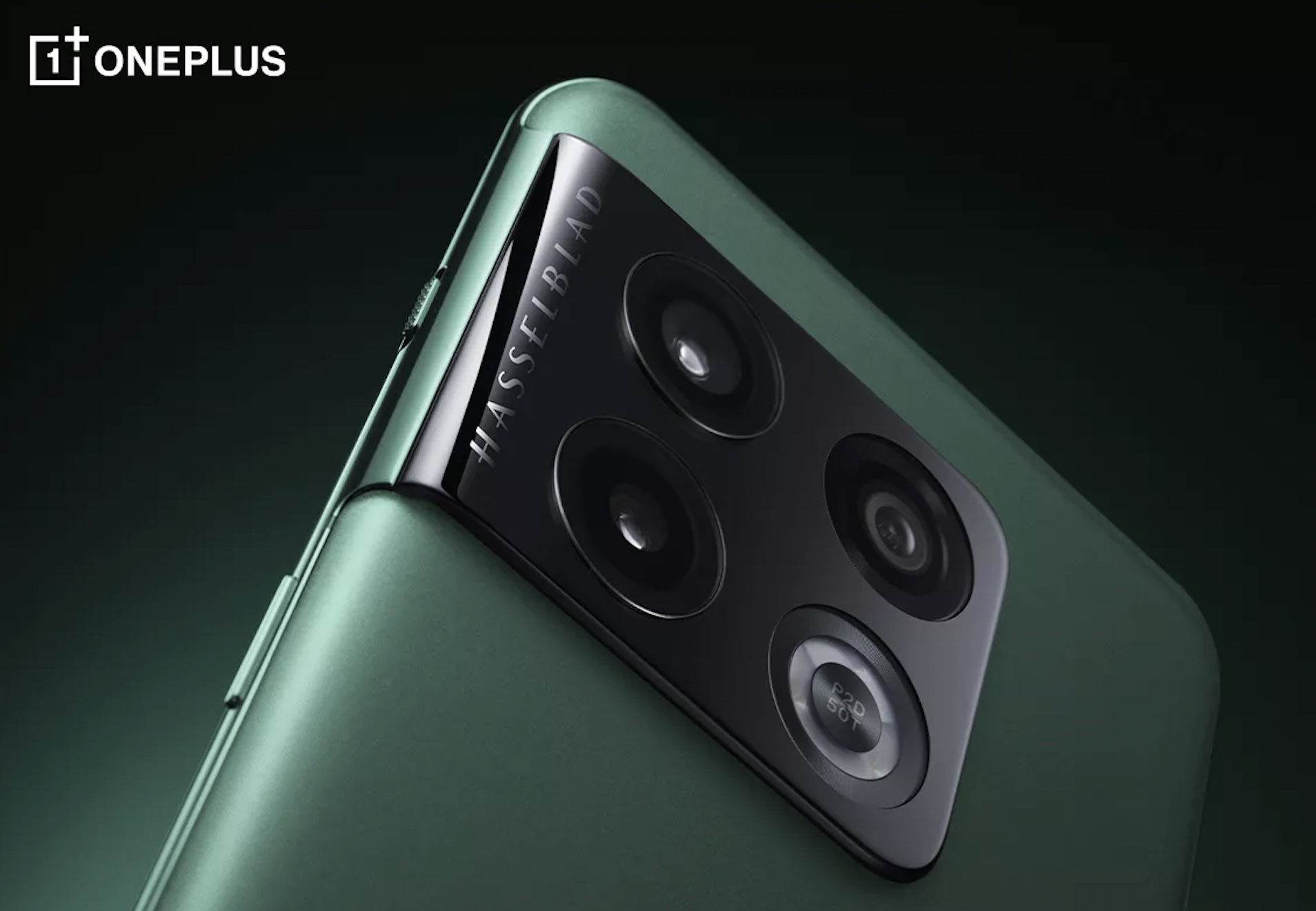 OnePlus 10 Pro zeleny fotoaparat