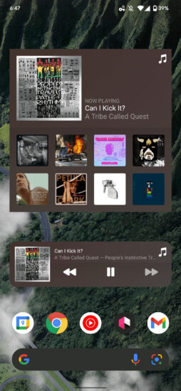 Apple Music pre Android nové widgety