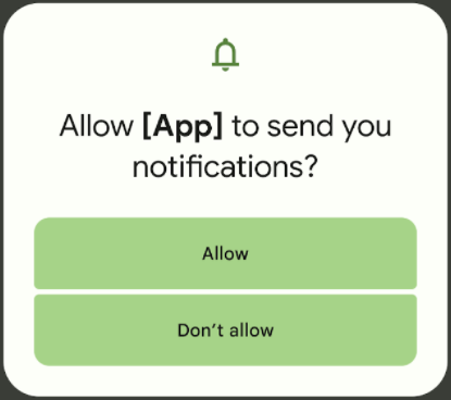 Android 13 povolenie na zasielanie upozornení