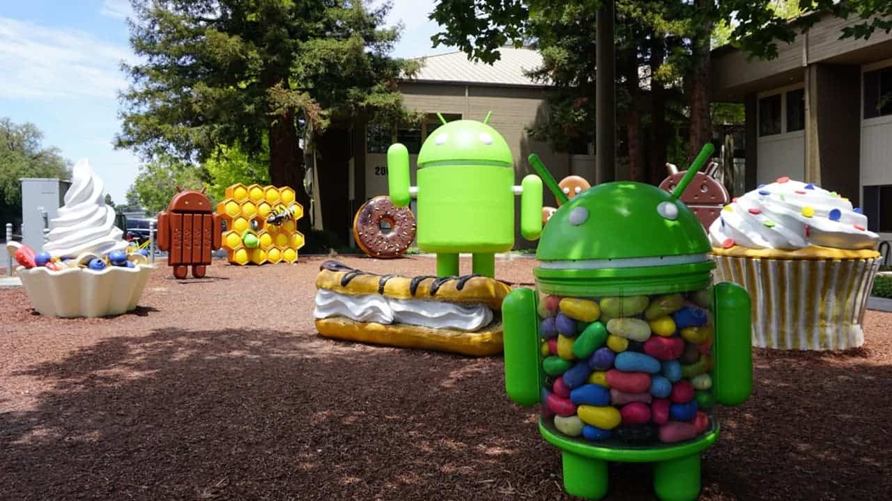 Operačný systém Android - sochy