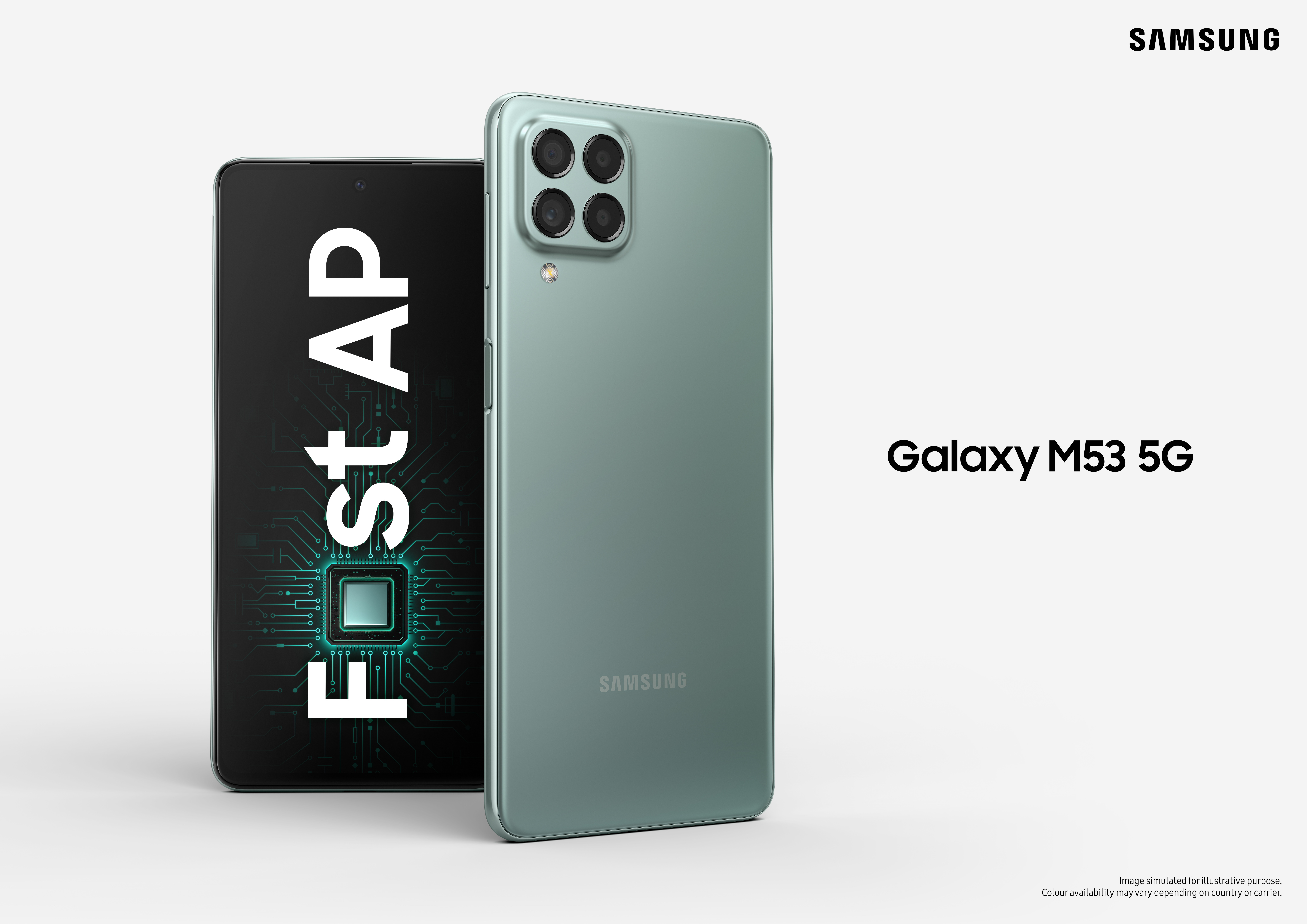 Samsung Galaxy M53 zelená
