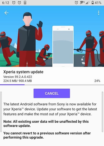 Sony xperia 10 II android 12