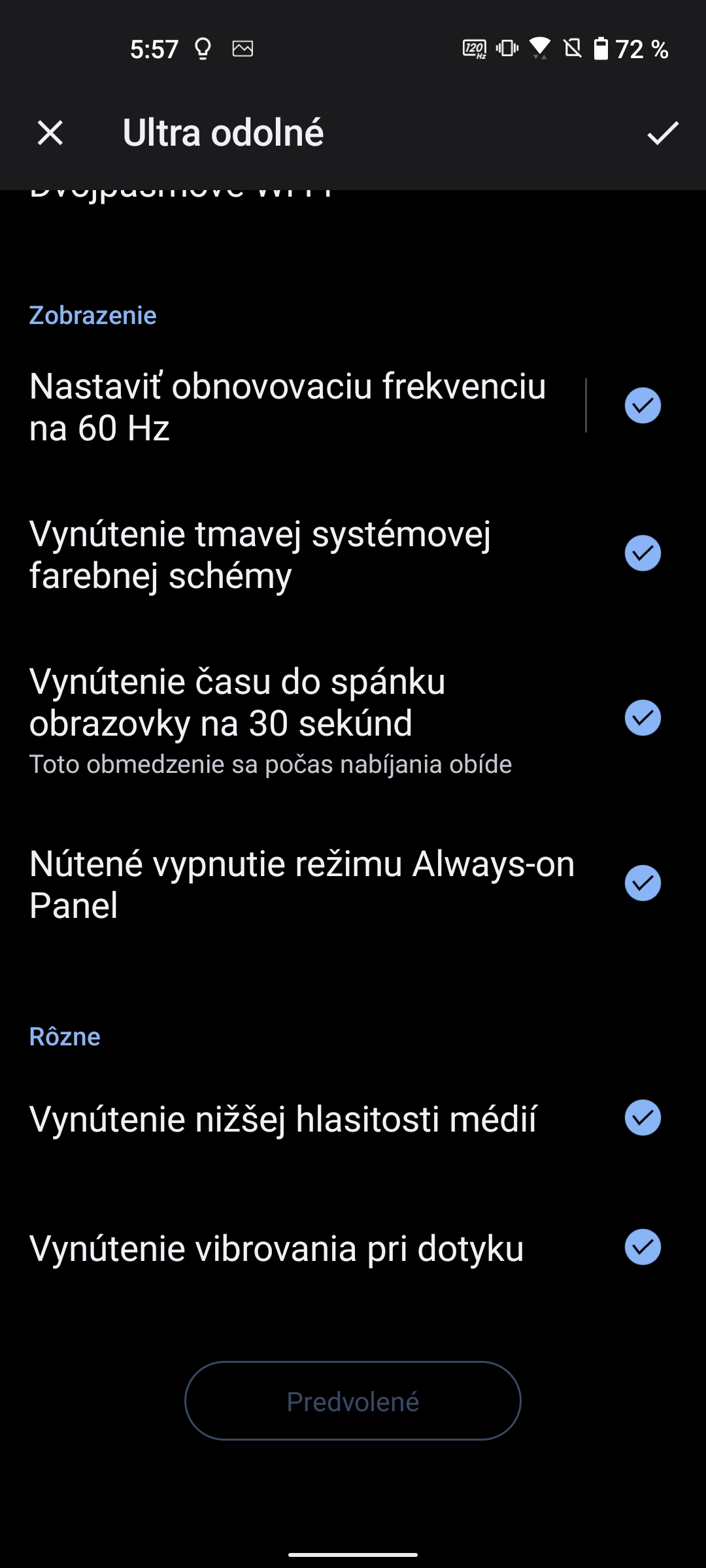 Asus Zenfone 9 snímka obrazovky výkon a pamä